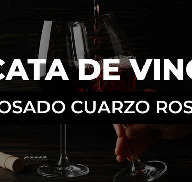 Cata de vino Rosado Cuarzo Rosa