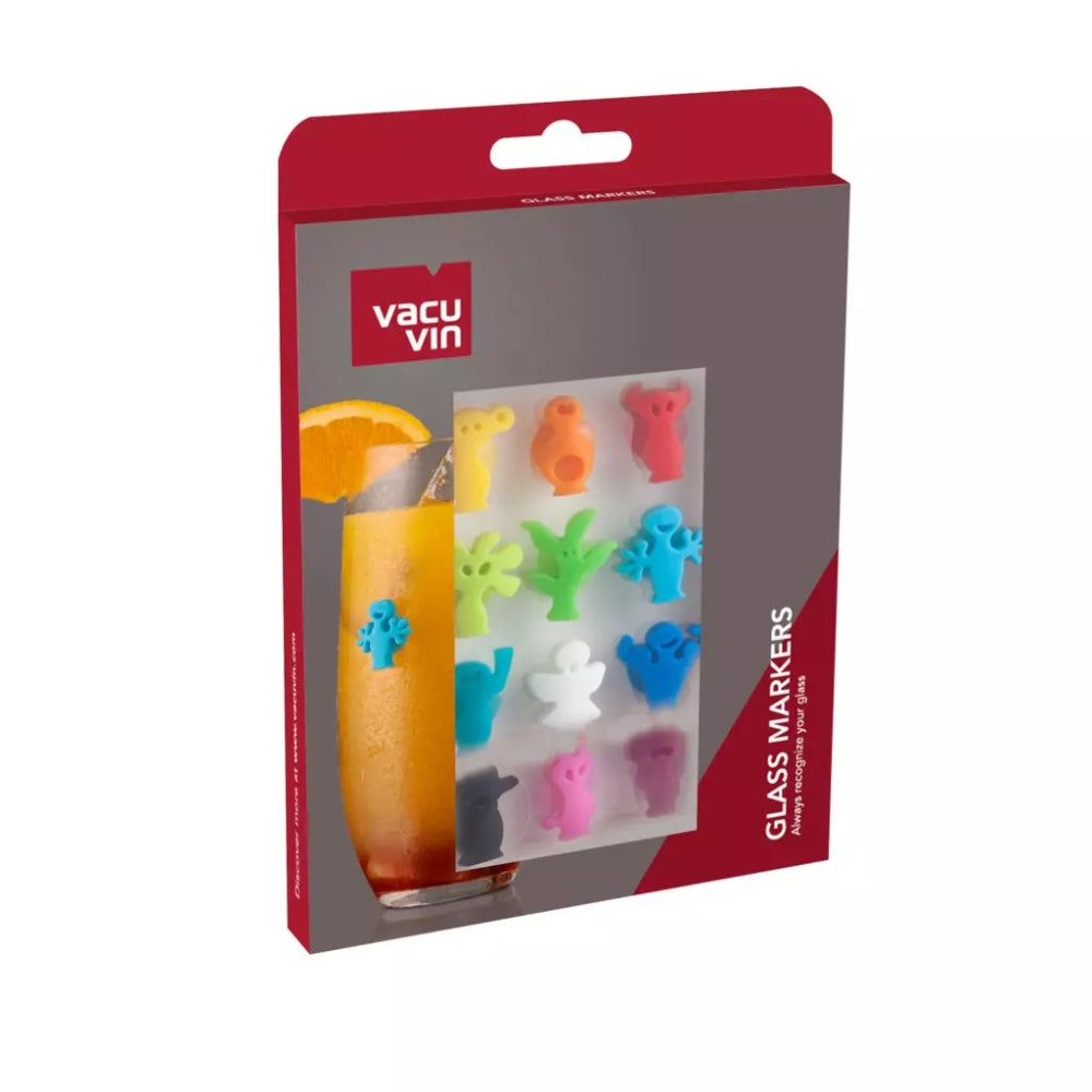 Vacuvin Glass Markers Party People Set of 12