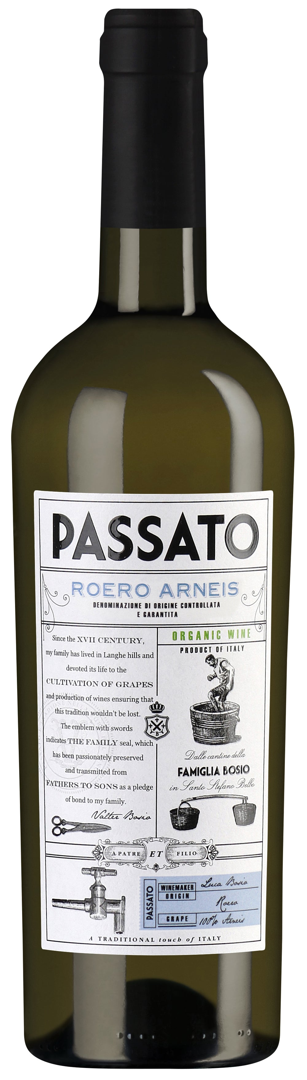 Vino Blanco Passato Roero Arneis DOCG (Organic Wine)