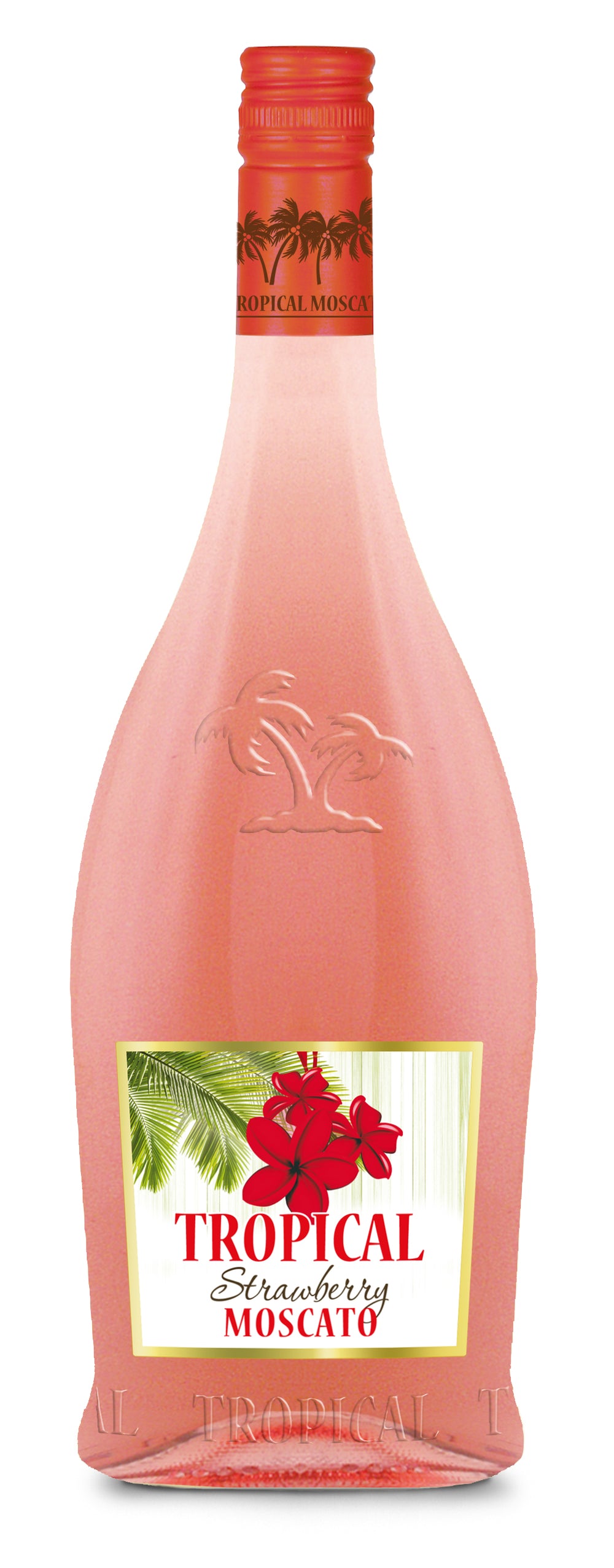 Cocktail Tropical de Moscato con Fresa