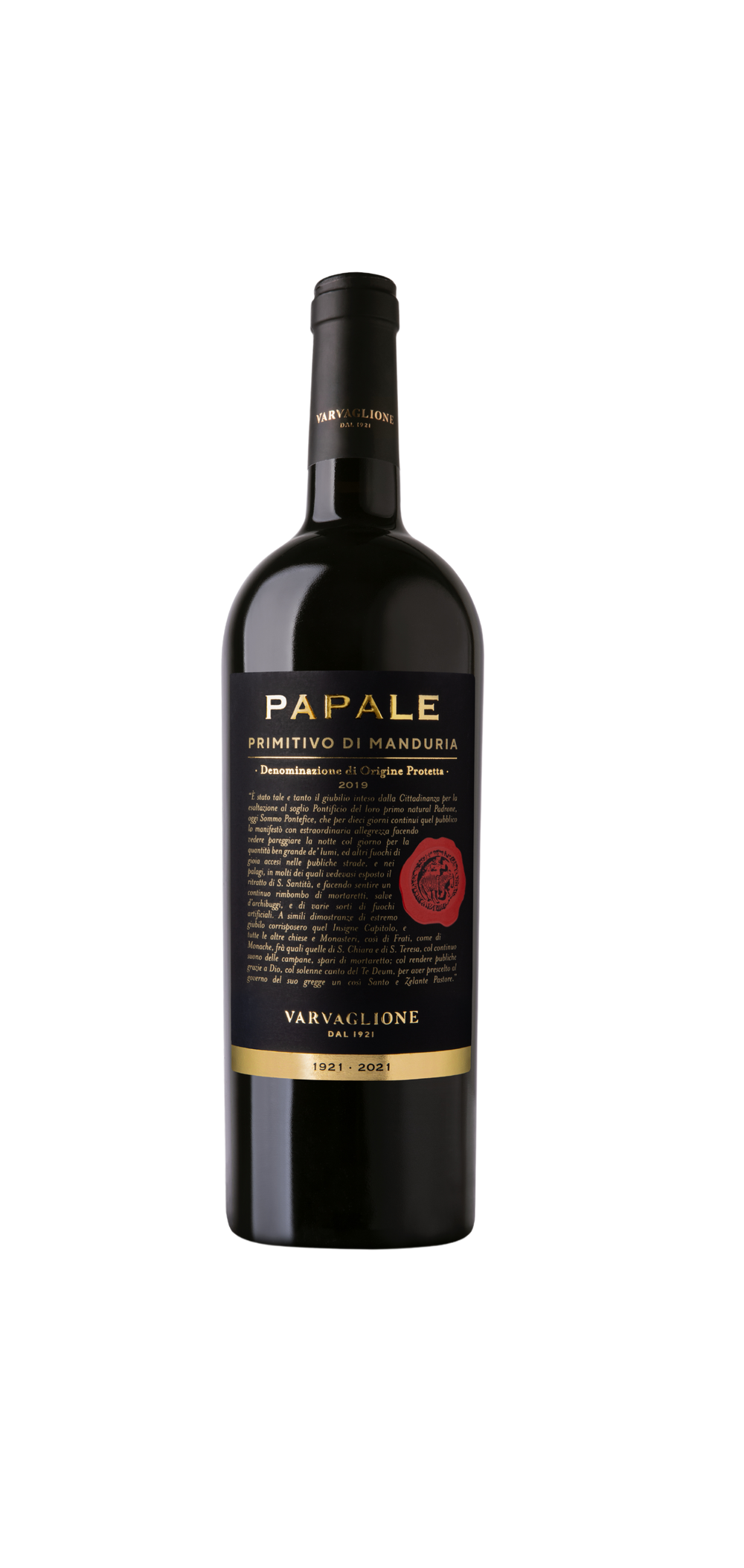 Vino Tinto Varvaglione Papale Oro Primitivo di Manduria DOC