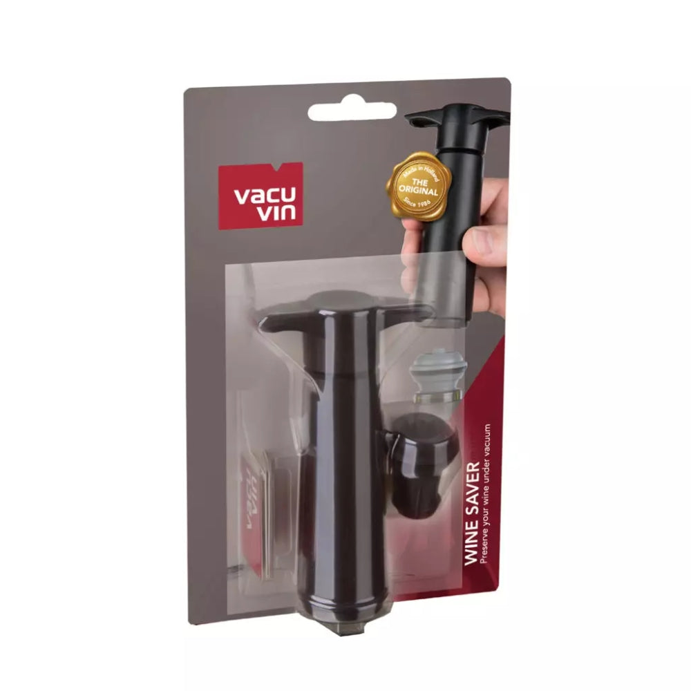 Vacuvin Juego Para Preservar Vino (1 Bomba Y Tapón)