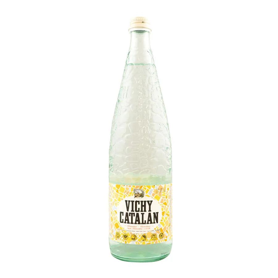 Botella de Agua Vichy Catalàn Natural Mineral Carbónica de 1000 ml