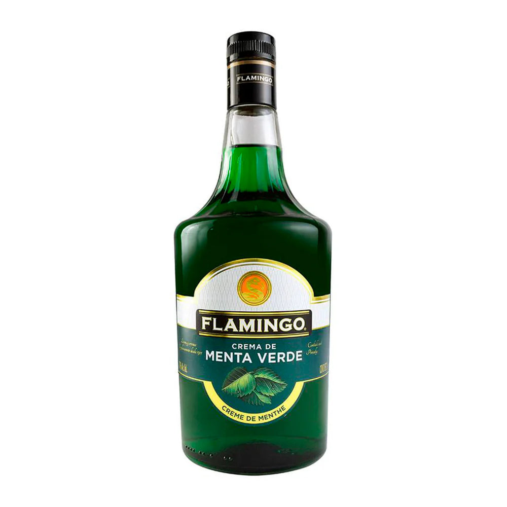 Licor Flamingo De Menta Verde 1000 Ml