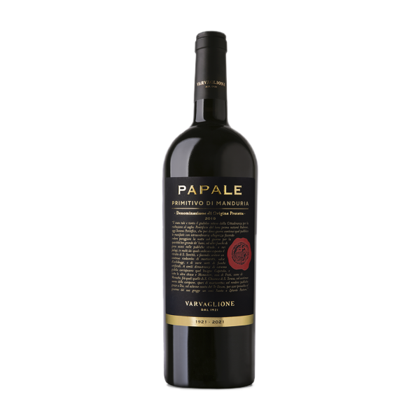 Vino Tinto Varvaglione Papale Oro Primitivo di Manduria DOC 6000 ml