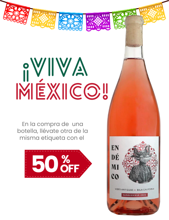 2 x 1 1/2 Vino Rosado Endemico Sangiovese 750 ml