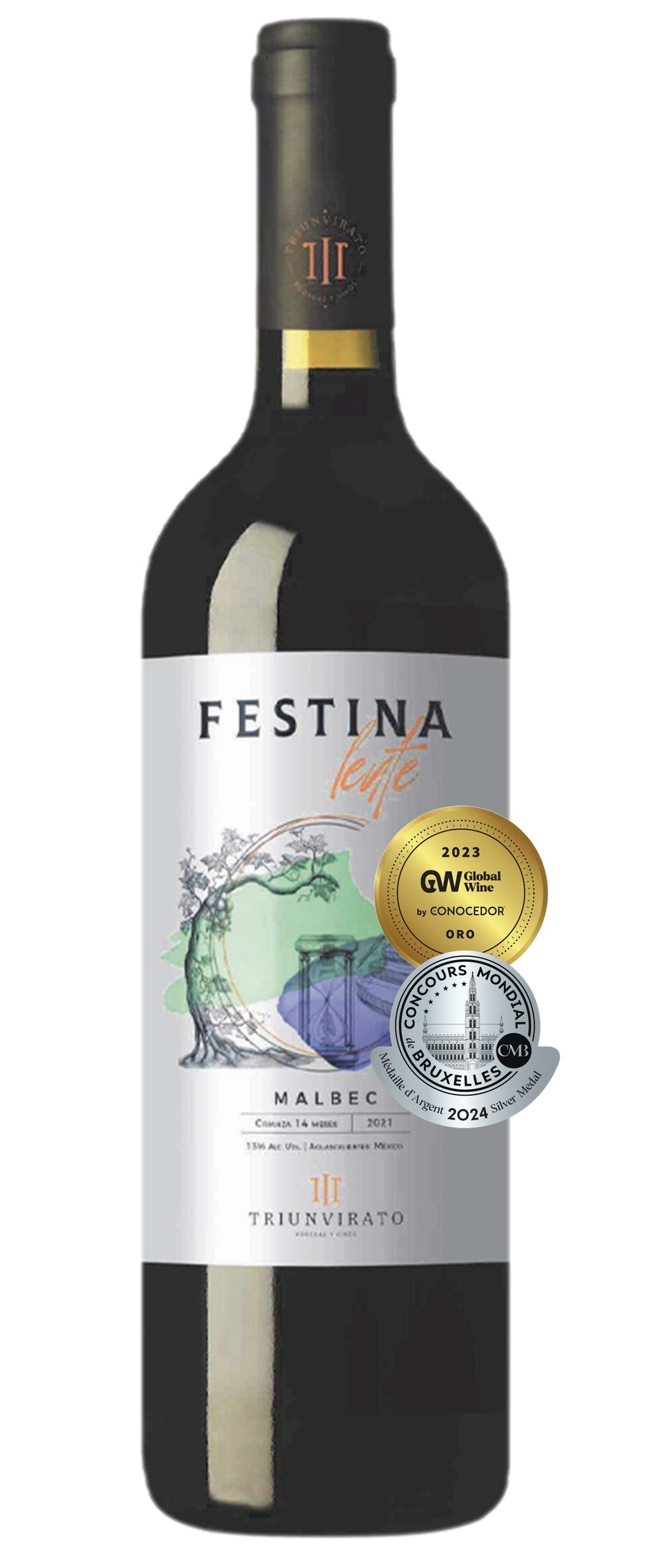 Vino Tinto Triunvirato Festina Lente Crianza 2021