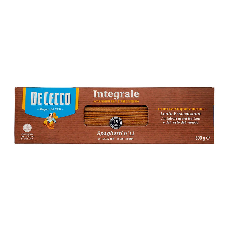 Pasta De Cecco Spaghetti Integral de 500 gr