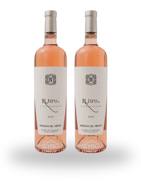 2 Pack Vino Rosado Bodegas del Viento Ru 750 ml