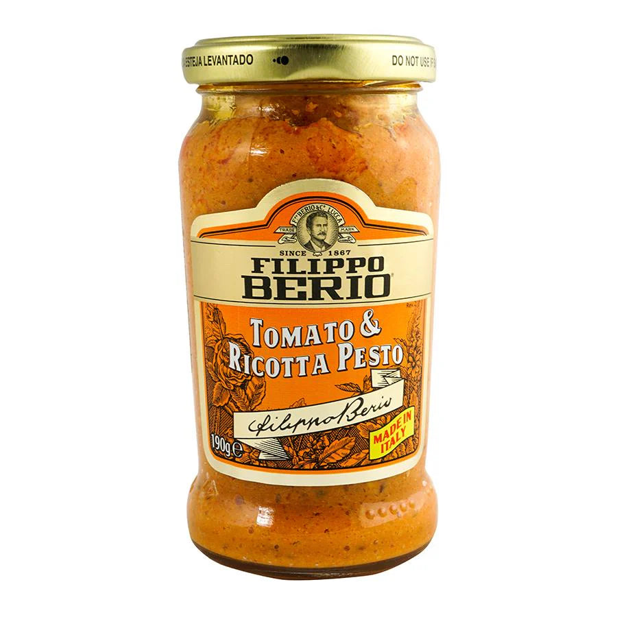 Salsa Pesto Filippo Berio Tomate y Ricota de 190 gr