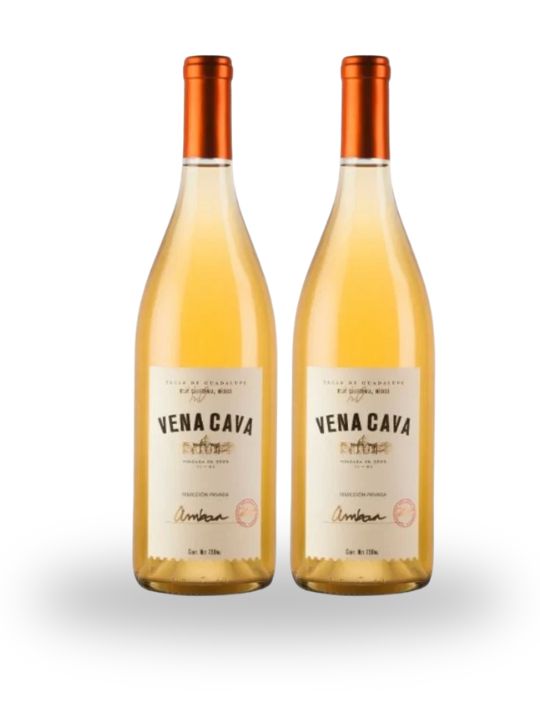 2 Pack Vino Naranja Vena Cava Ambar 750 ml