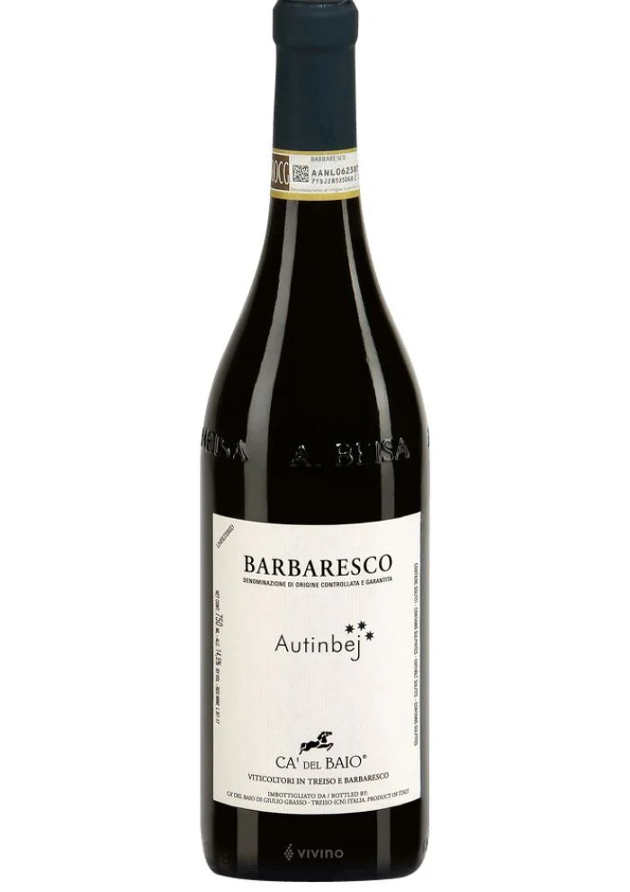 Vino Tinto Autinbej Barberesco CA del Baio 750 ML