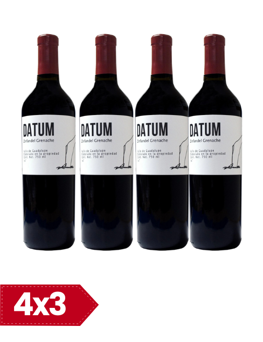 4x3 Vino Tinto Quinta Monasterio Datum Grenache 750 ml