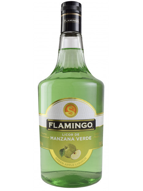 Licor Flamingo De Manzana Verde 1000 ML