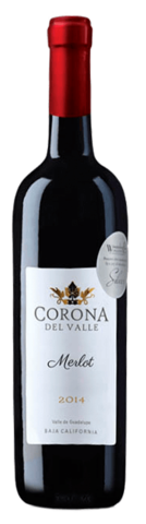 Vino Tinto Corona del Valle Merlot 750 ml