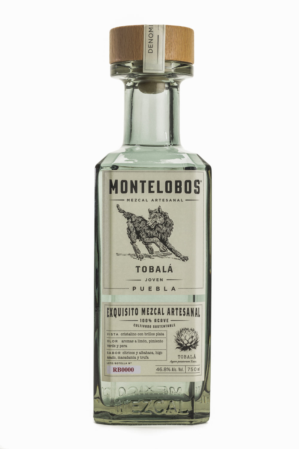 Mezcal Montelobos Tobalá 750 ml